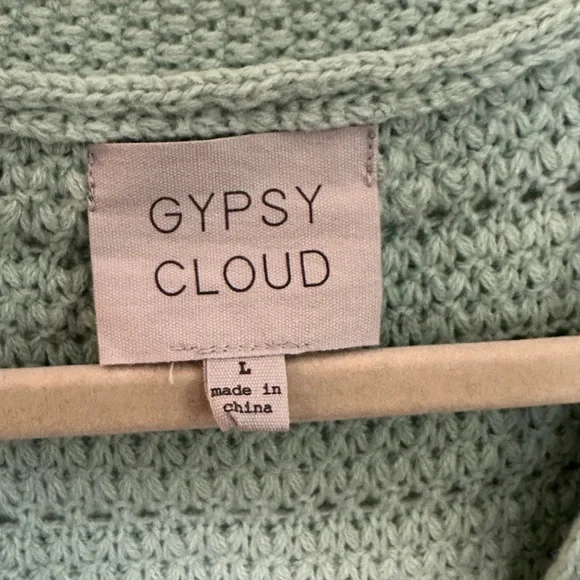 Mint Green Women's Cardigan - Picture 4 of 9